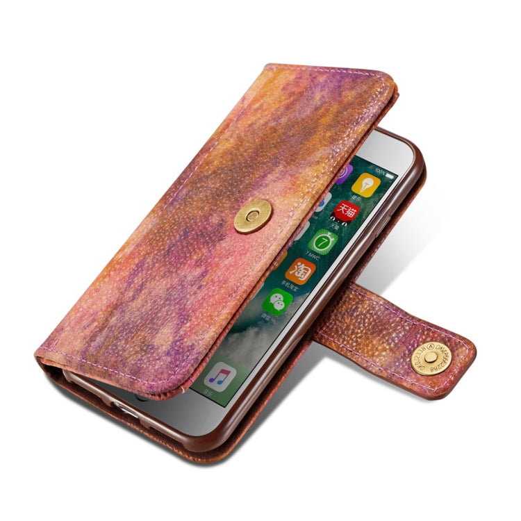 For iPhone 8 & 7 Retro Literary Forest Series Horizontal Flip Leather Case with Holder & Card Slot & Wallet & Photo Frame