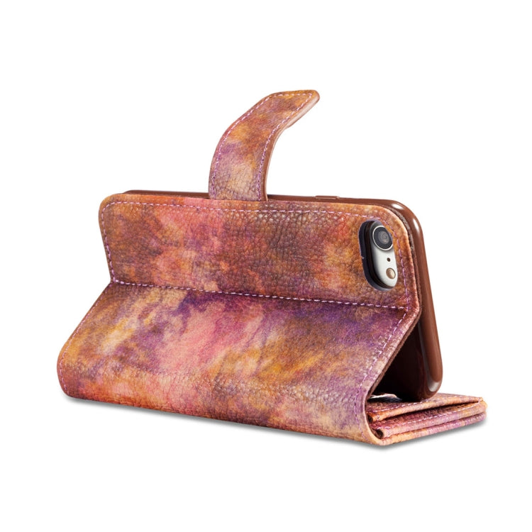 For iPhone 8 & 7 Retro Literary Forest Series Horizontal Flip Leather Case with Holder & Card Slot & Wallet & Photo Frame