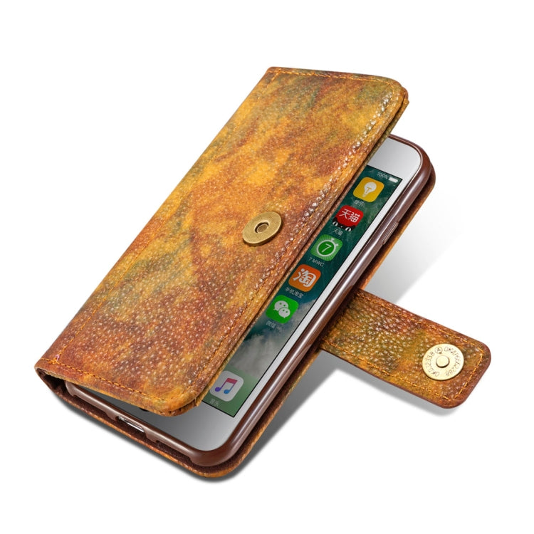 For iPhone 8 & 7 Retro Literary Forest Series Horizontal Flip Leather Case with Holder & Card Slot & Wallet & Photo Frame