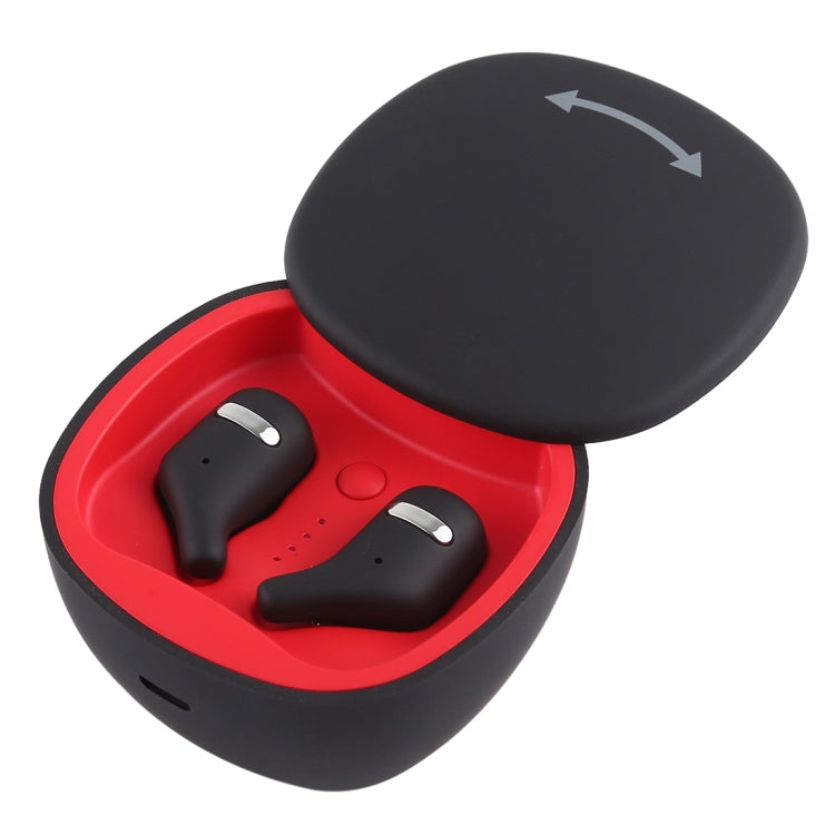 A2 TWS Outdoor Sports Portable In-ear Bluetooth V5.0 + EDR Earphone with 360 Degree Rotation Charging Box