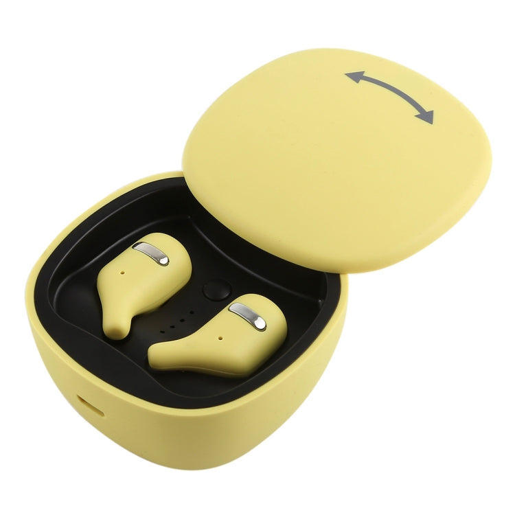 A2 TWS Outdoor Sports Portable In-ear Bluetooth V5.0 + EDR Earphone with 360 Degree Rotation Charging Box