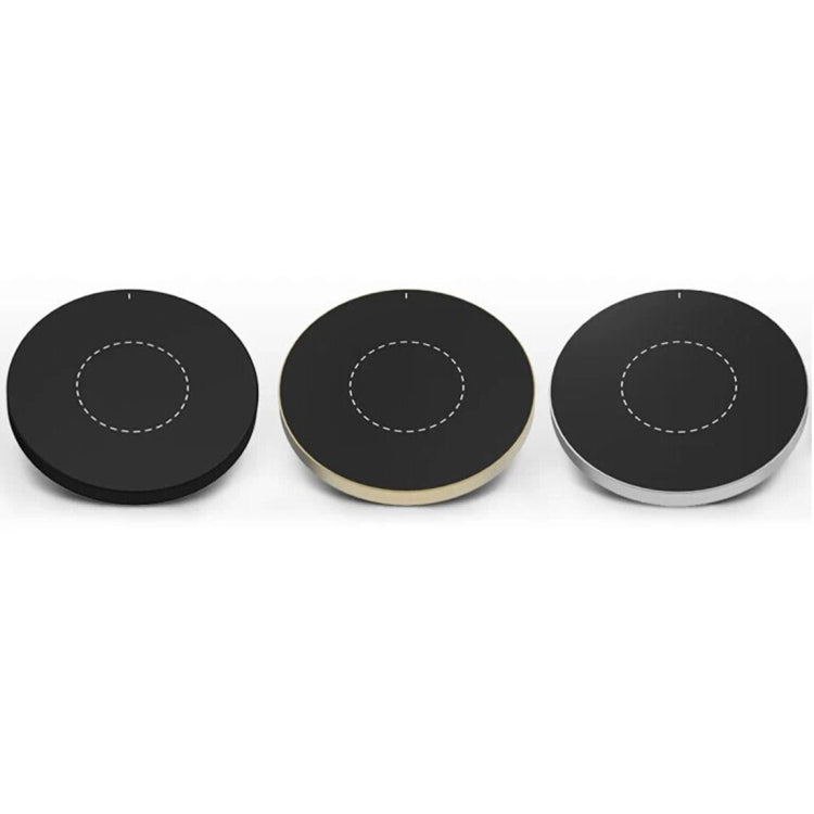 HAMTOD HG3 10W Output Aluminum Alloy Qi Standard Wireless Charger, For iPhone, Galaxy, Huawei, Xiaomi, LG, HTC and Other QI Standard Smart Phones (Silver)
