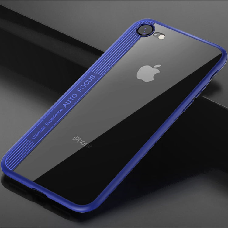 TOTUDESIGN For iPhone SE 2020 & 8 & 7 TPU + PC Dropproof Protective Back Cover Case (Blue)