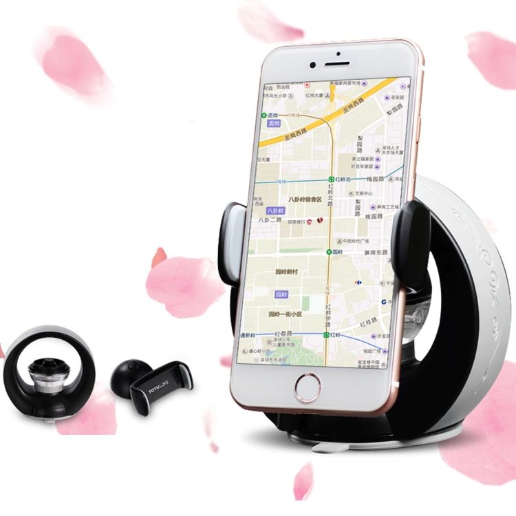 TOTUDESIGN CT11-Perfume Series Universal 360 Degree Rotation Osculum Type Car Mount 3.5-6.0 inch Phone Holder, For iPhone, Galaxy, Sony, Lenovo, HTC, Huawei, and other Smartphones