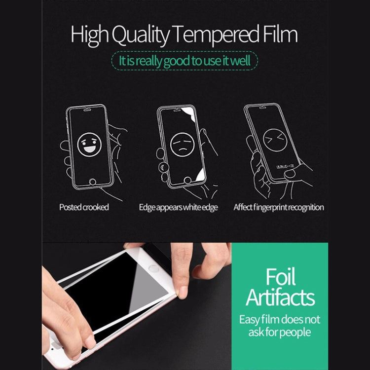 TOTUDESIGN for iPhone 8 & 7 9H Surface Hardness 3D Full Coverage Anti-blue Light Eye Protection Tempered Glass HD Front Screen Protector
