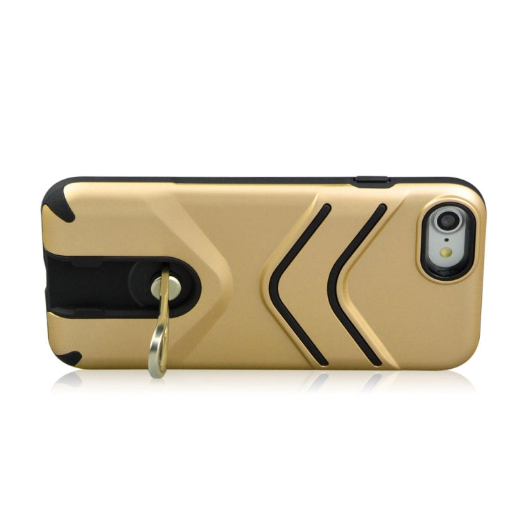 For iPhone SE 2020 & 8 & 7 TPU + PC Shockproof Protective Back Case with Rotatable Holder