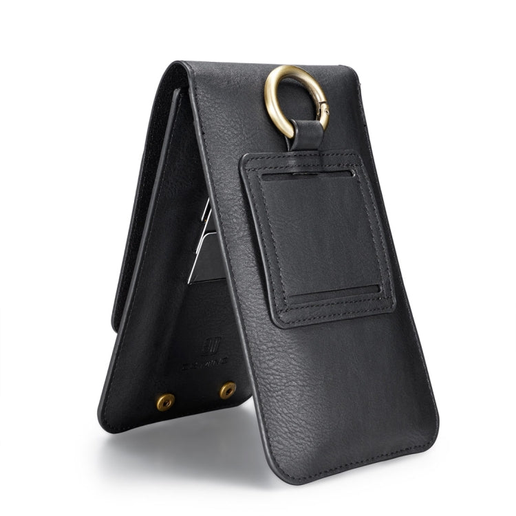 DG.MING Universal Cowskin Leather Protective Case Waist Bag with Card Slots & Hook, For iPhone, Samsung, Sony, Huawei, Meizu, Lenovo, ASUS, Oneplus, Xiaomi, Cubot, Ulefone, Letv, DOOGEE, Vkworld, and other Smartphones Below 5.2 inch