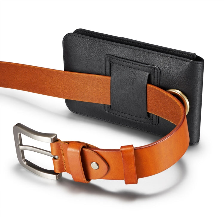 DG.MING Universal Cowskin Leather Protective Case Waist Bag with Card Slots & Hook, For iPhone, Samsung, Sony, Huawei, Meizu, Lenovo, ASUS, Oneplus, Xiaomi, Cubot, Ulefone, Letv, DOOGEE, Vkworld, and other Smartphones Below 5.2 inch