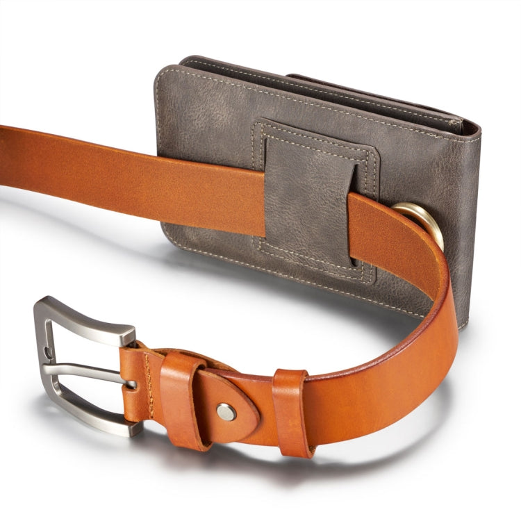 DG.MING Universal Cowskin Leather Protective Case Waist Bag with Card Slots & Hook, For iPhone, Samsung, Sony, Huawei, Meizu, Lenovo, ASUS, Oneplus, Xiaomi, Cubot, Ulefone, Letv, DOOGEE, Vkworld, and other Smartphones Below 5.2 inch