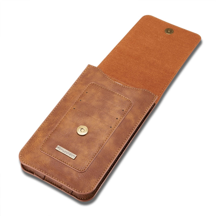 DG.MING Universal Cowskin Leather Protective Case Waist Bag with Card Slots & Hook, For iPhone, Samsung, Sony, Huawei, Meizu, Lenovo, ASUS, Oneplus, Xiaomi, Cubot, Ulefone, Letv, DOOGEE, Vkworld, and other Smartphones Below 5.2 inch