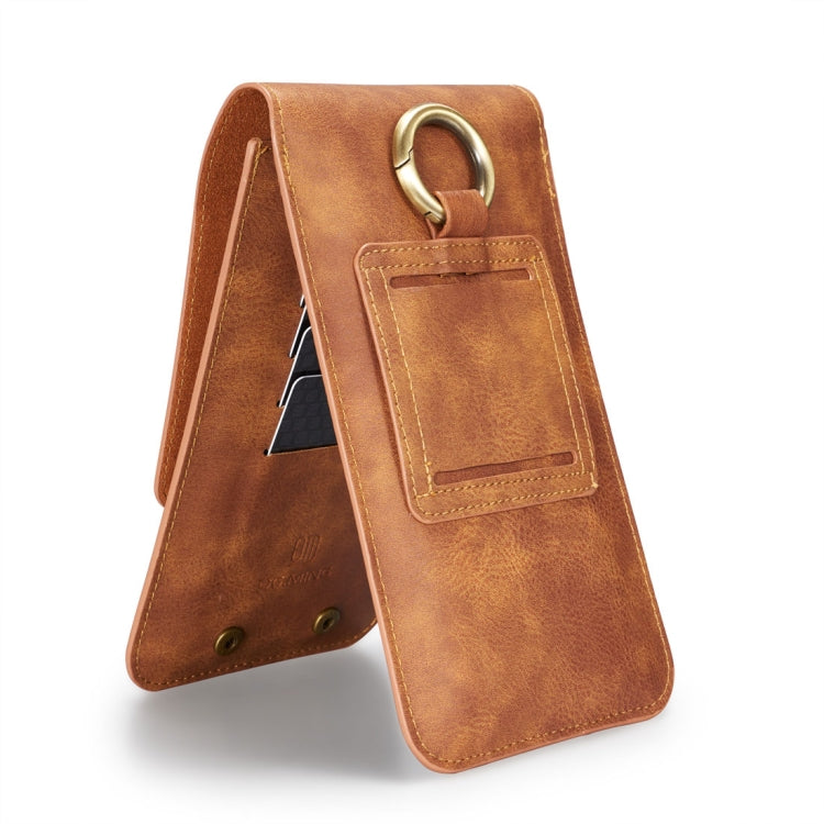 DG.MING Universal Cowskin Leather Protective Case Waist Bag with Card Slots & Hook, For iPhone, Samsung, Sony, Huawei, Meizu, Lenovo, ASUS, Oneplus, Xiaomi, Cubot, Ulefone, Letv, DOOGEE, Vkworld, and other Smartphones Below 5.2 inch