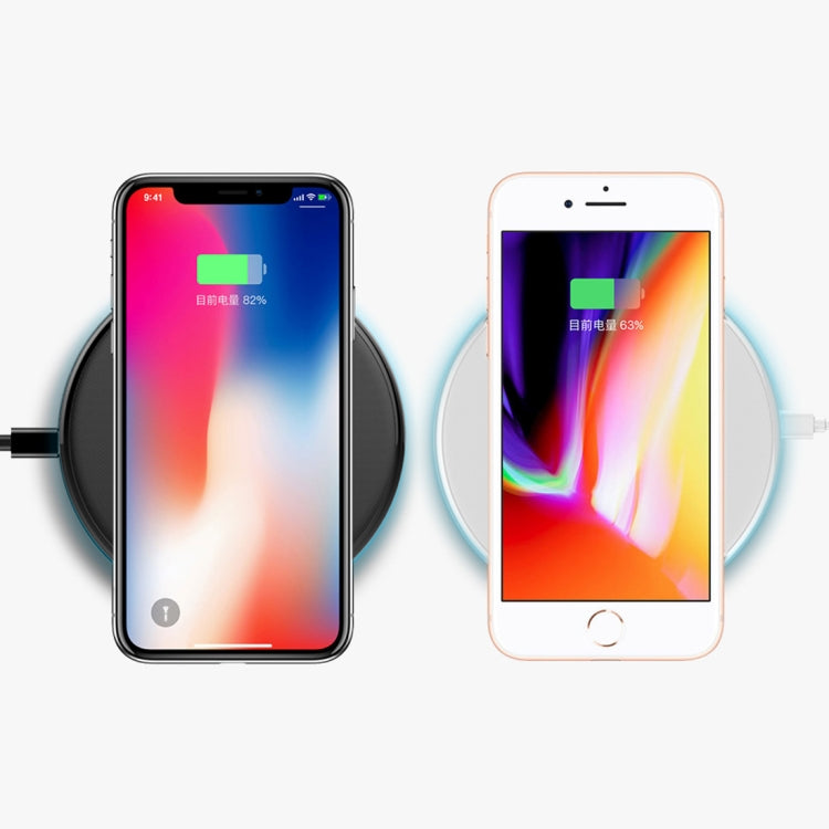 HAMTOD HFC180 10W (Max) Output Genuine Leather Surface Qi Standard Fast Charging Wireless Charger, For iPhone, Galaxy, Huawei, Xiaomi, LG, HTC and other QI Standard Smart Phones