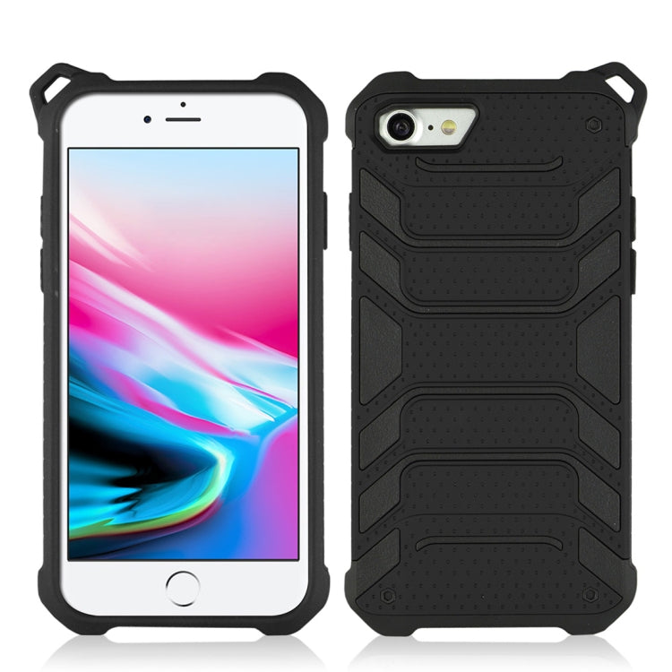 For iPhone SE 2020 & 8 & 7 Shockproof Anti-slip TPU + PC Protective Back Case