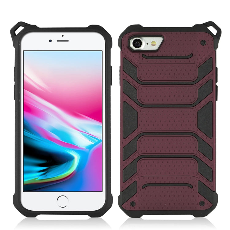 For iPhone SE 2020 & 8 & 7 Shockproof Anti-slip TPU + PC Protective Back Case