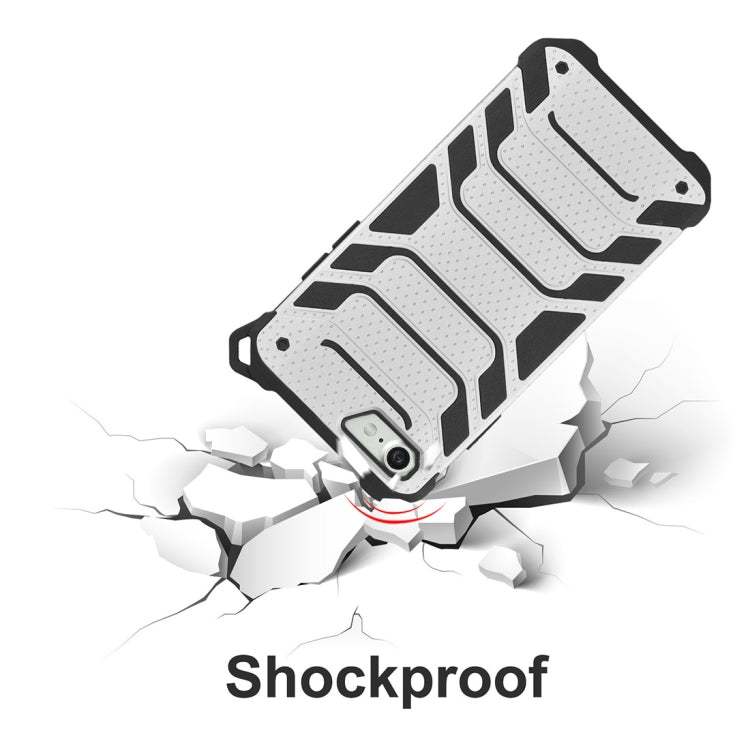 For iPhone SE 2020 & 8 & 7 Shockproof Anti-slip TPU + PC Protective Back Case
