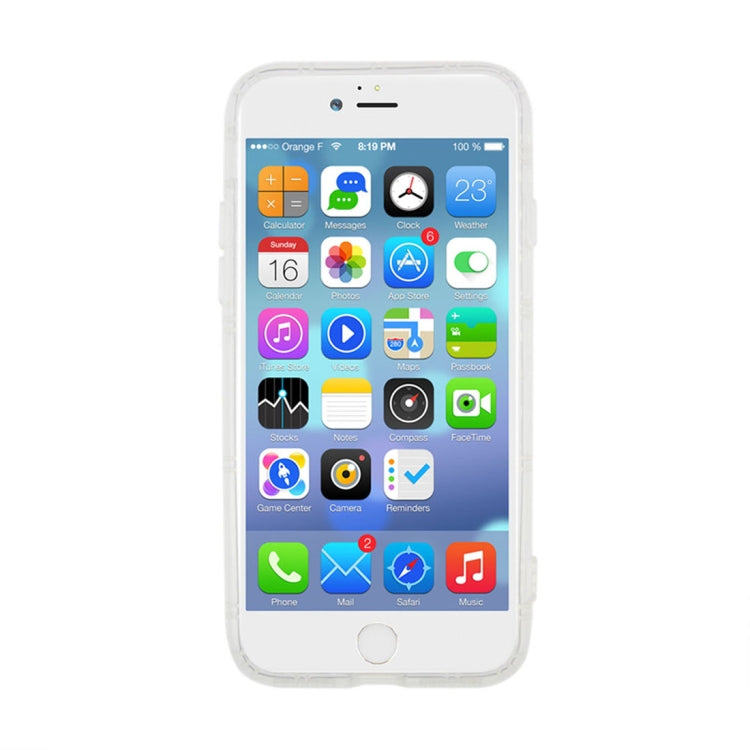 For iPhone SE 2020 & 8 & 7 Anti-Gravity Nano-suction Technology Dropproof Transparent TPU Protective Back Cover Case(Transparent)