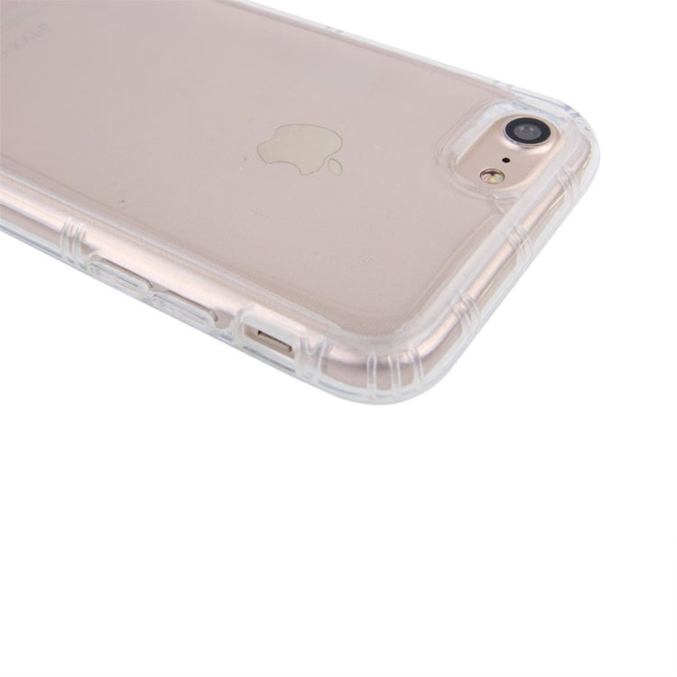 For iPhone SE 2020 & 8 & 7 Anti-Gravity Nano-suction Technology Dropproof Transparent TPU Protective Back Cover Case(Transparent)