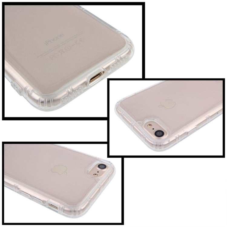For iPhone SE 2020 & 8 & 7 Anti-Gravity Nano-suction Technology Dropproof Transparent TPU Protective Back Cover Case(Transparent)
