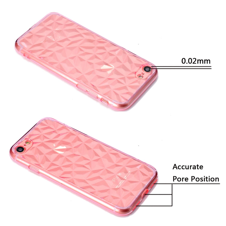 3D Diamond Texture TPU Case For iPhone SE 2020 & 8 & 7