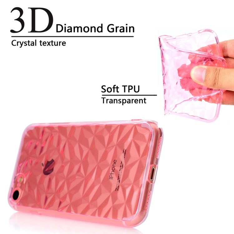 3D Diamond Texture TPU Case For iPhone SE 2020 & 8 & 7