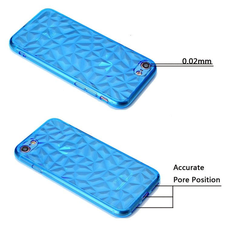 3D Diamond Texture TPU Case For iPhone SE 2020 & 8 & 7