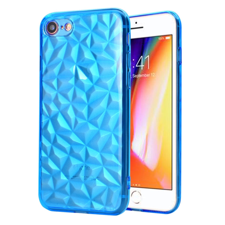 3D Diamond Texture TPU Case For iPhone SE 2020 & 8 & 7