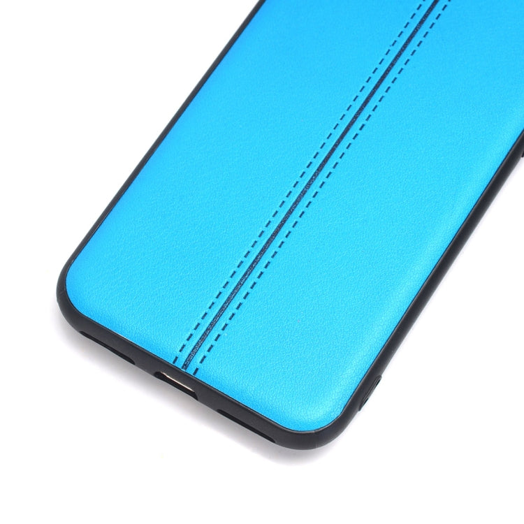 For iPhone SE 2020 & 8 & 7 Plain Weave Texture Leather Surface Protective Back Cover Case
