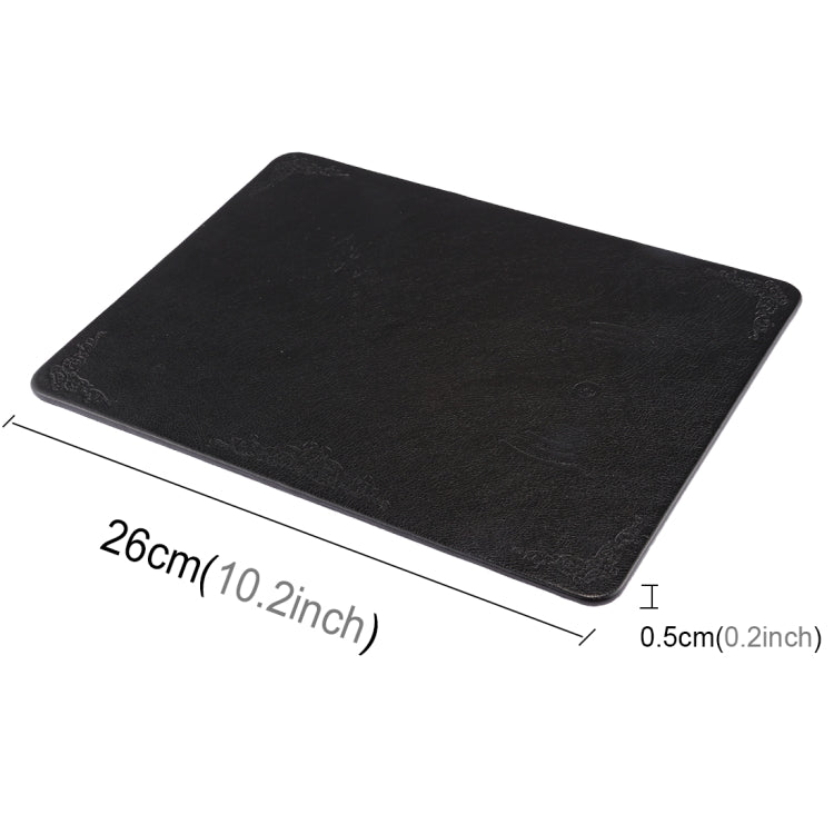 M30 Multi-function Leather Mouse Pad Qi Wireless Charger with USB Cable, Support Qi Standard Phones, Size: 260*192*5mm