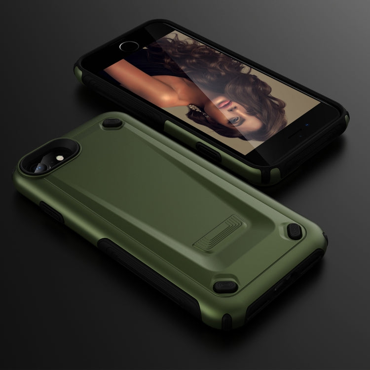Ultra-thin TPU+PC Mechanic Shockproof Protective Case For iPhone SE 2020 & 8 & 7