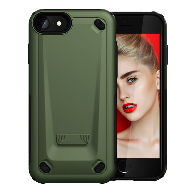 Ultra-thin TPU+PC Mechanic Shockproof Protective Case For iPhone SE 2020 & 8 & 7