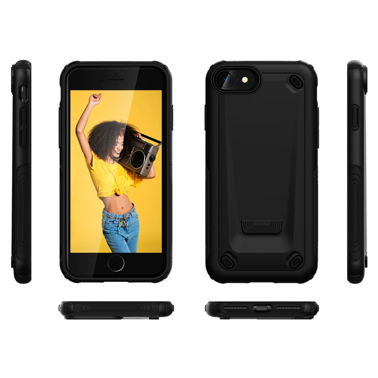Ultra-thin TPU+PC Mechanic Shockproof Protective Case For iPhone SE 2020 & 8 & 7