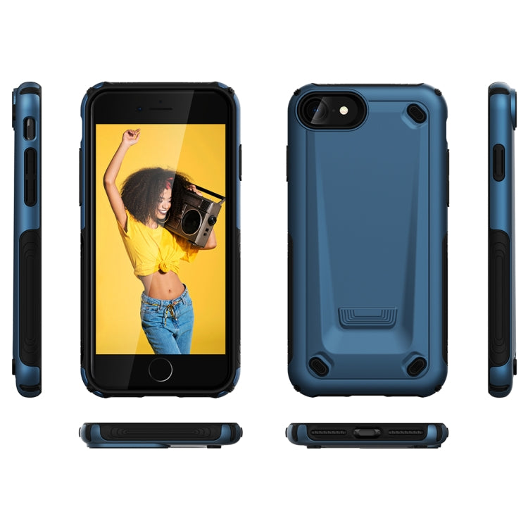 Ultra-thin TPU+PC Mechanic Shockproof Protective Case For iPhone SE 2020 & 8 & 7