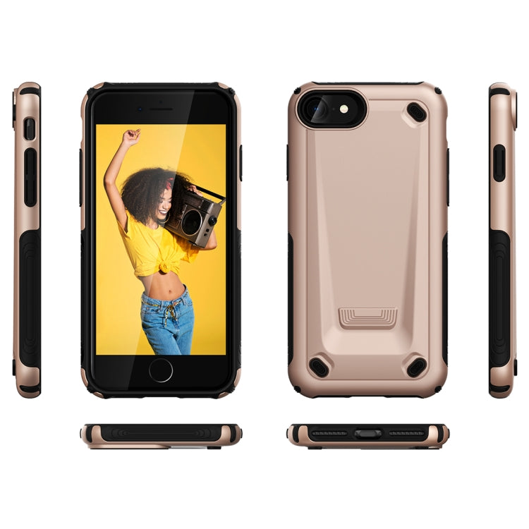 Ultra-thin TPU+PC Mechanic Shockproof Protective Case For iPhone SE 2020 & 8 & 7