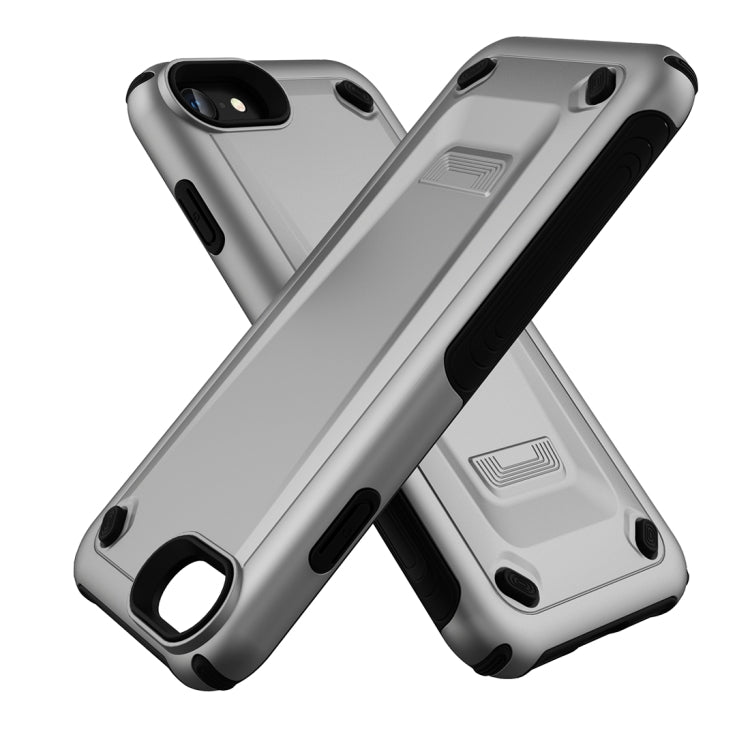 Ultra-thin TPU+PC Mechanic Shockproof Protective Case For iPhone SE 2020 & 8 & 7