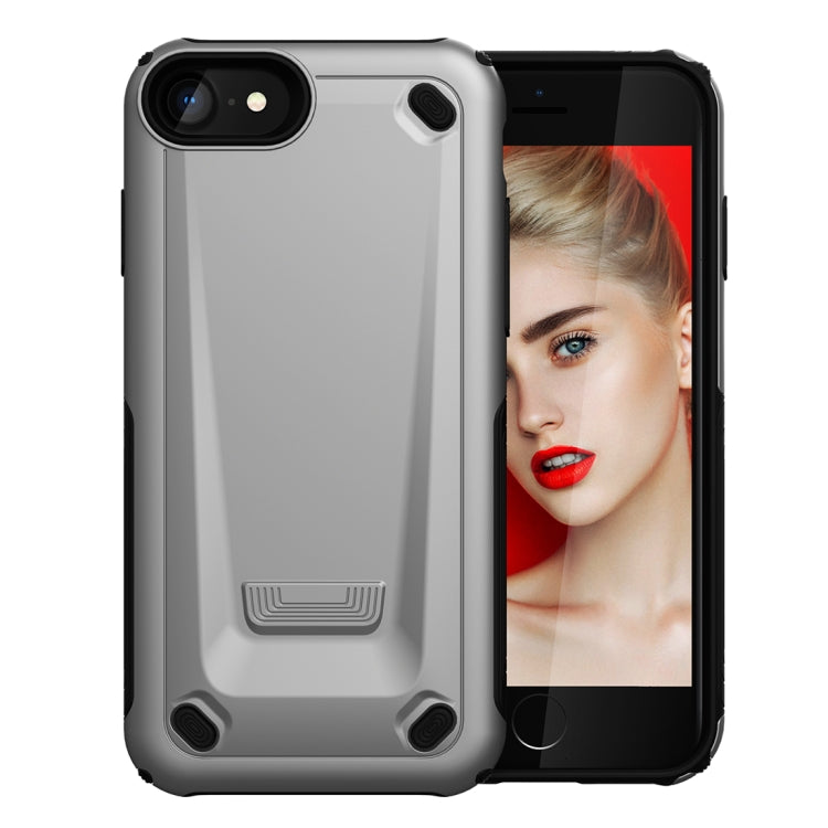 Ultra-thin TPU+PC Mechanic Shockproof Protective Case For iPhone SE 2020 & 8 & 7
