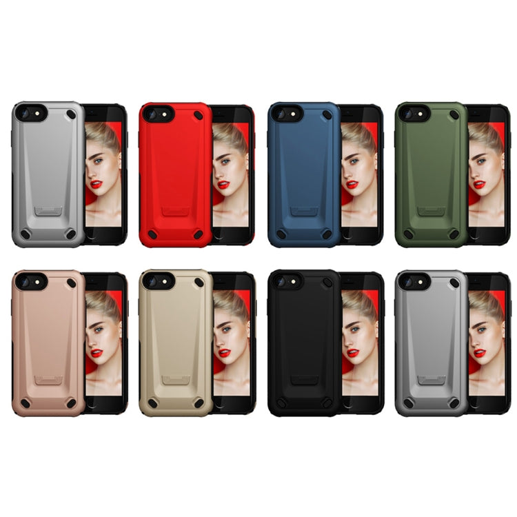 Ultra-thin TPU+PC Mechanic Shockproof Protective Case For iPhone SE 2020 & 8 & 7
