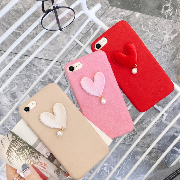 For iPhone SE 2020 & 8 & 7 Simple Love Pattern Protective Back Cover