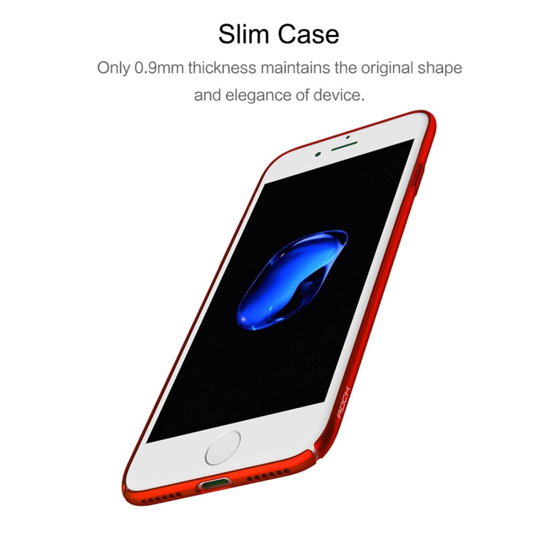 For iPhone 7 ROCK Untra-thin PC Frosted Protective Back Case