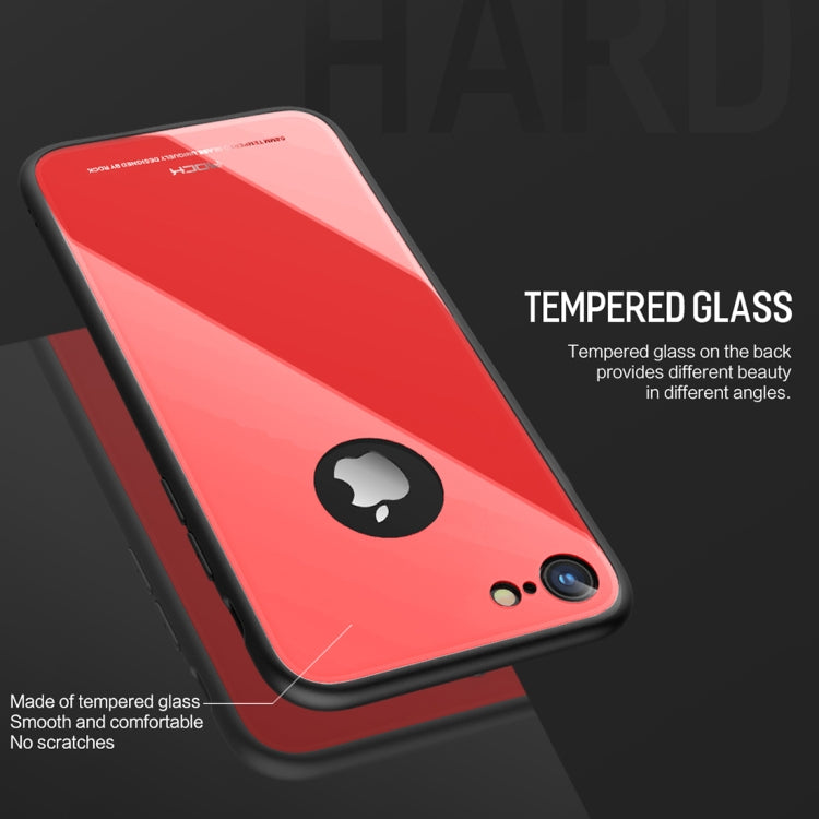 ROCK for iPhone 8 Dropproof Tempered Glass Surface Protective Cover(White)