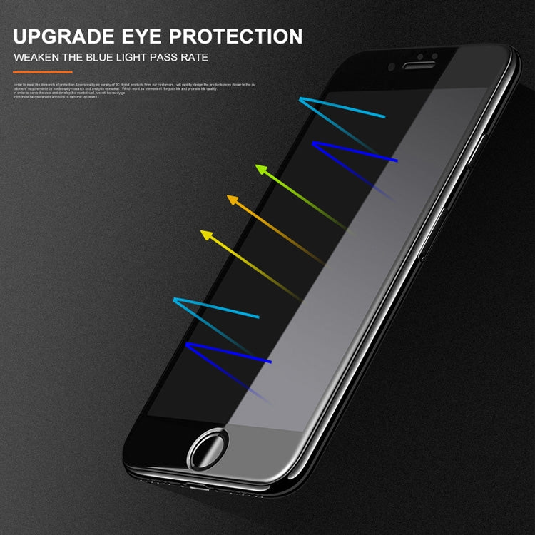 mocolo 0.33mm 9H 2.5D Silk Print Tempered Glass Film for iPhone SE 2020 / 8 / 7(Black)