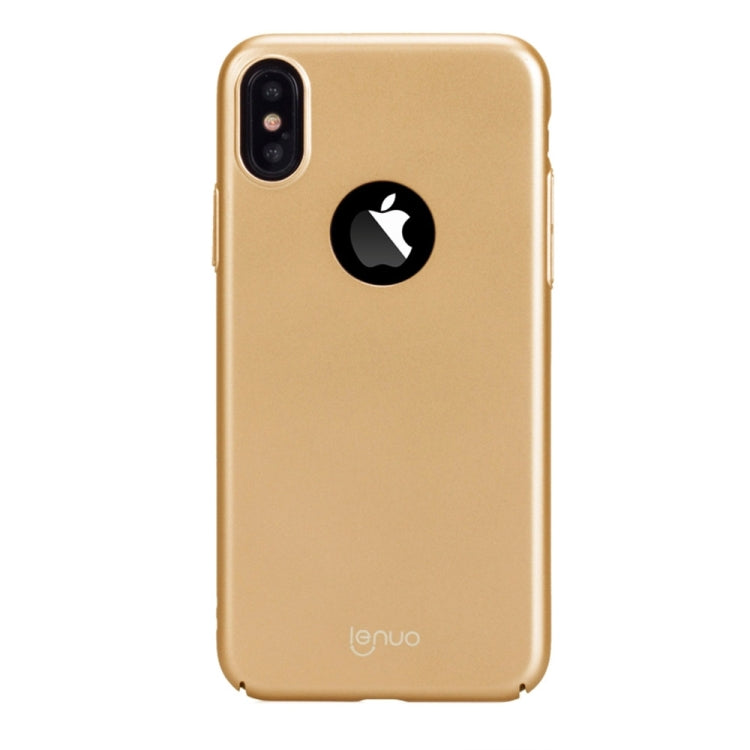 For iPhone X / XS Lenuo PC Ultra-thin Impact Protection Case
