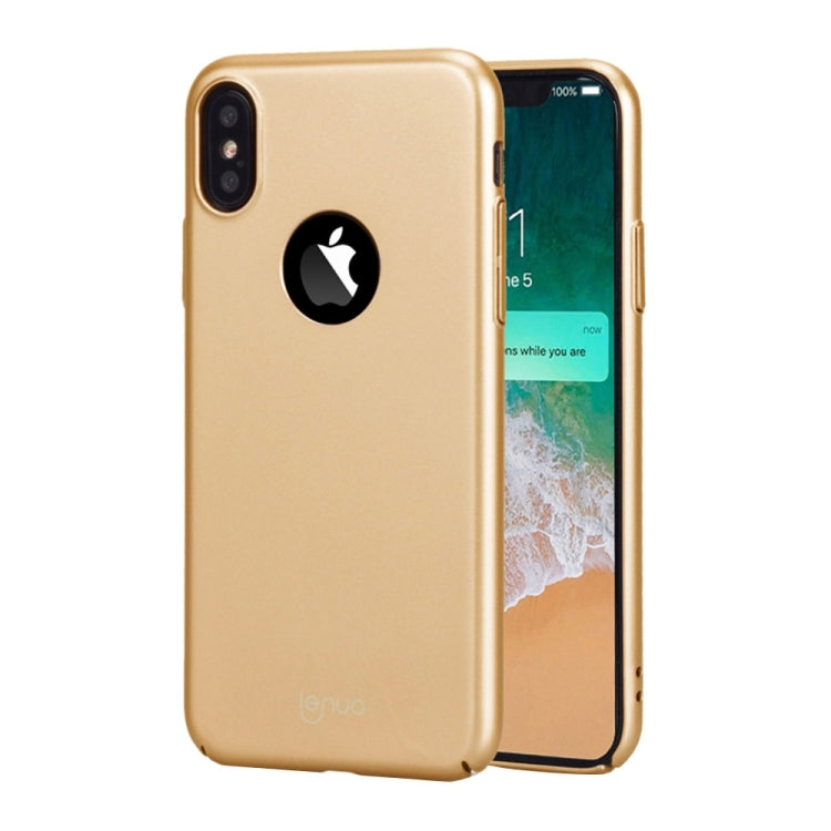 For iPhone X / XS Lenuo PC Ultra-thin Impact Protection Case