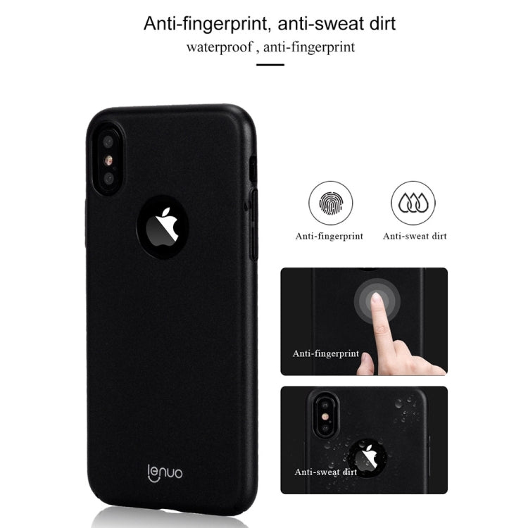 For iPhone X / XS Lenuo PC Ultra-thin Impact Protection Case