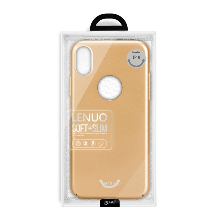 For iPhone X / XS Lenuo PC Ultra-thin Impact Protection Case