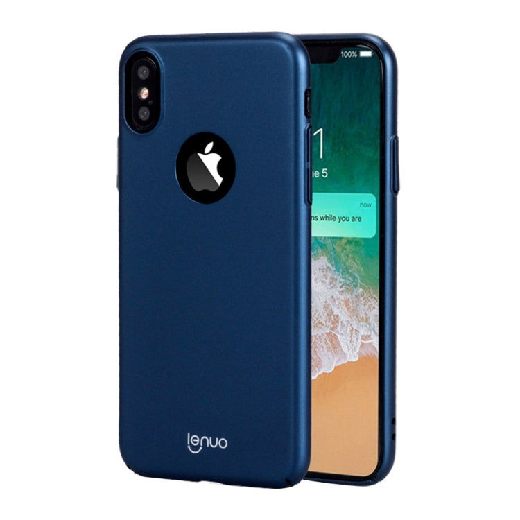 For iPhone X / XS Lenuo PC Ultra-thin Impact Protection Case