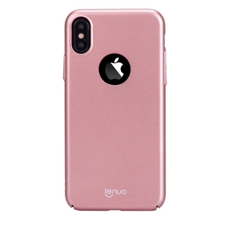 For iPhone X / XS Lenuo PC Ultra-thin Impact Protection Case