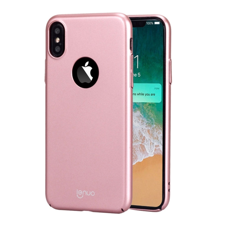 For iPhone X / XS Lenuo PC Ultra-thin Impact Protection Case