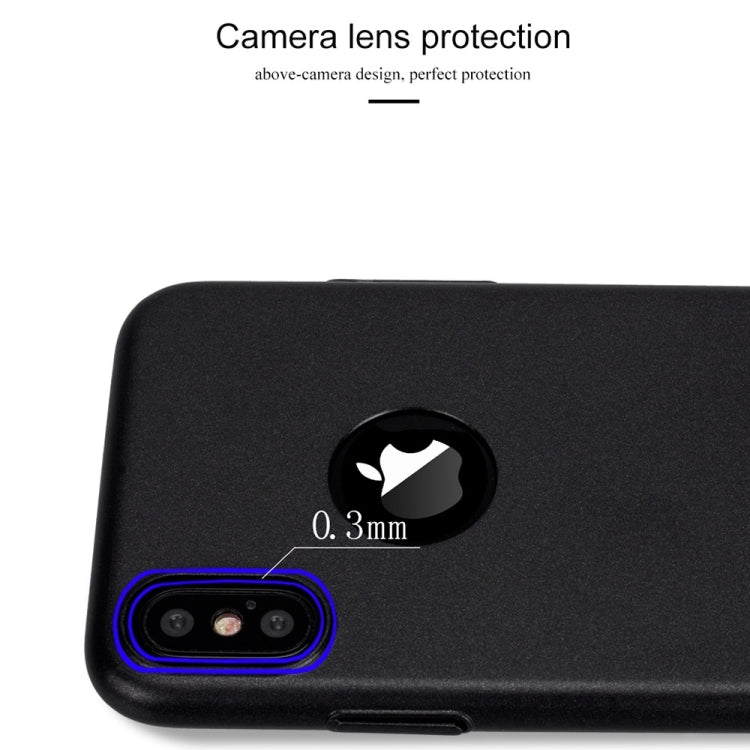 For iPhone X / XS Lenuo PC Ultra-thin Impact Protection Case