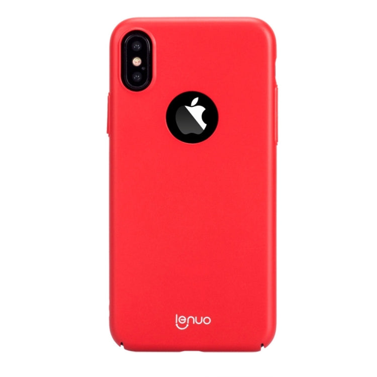 For iPhone X / XS Lenuo PC Ultra-thin Impact Protection Case
