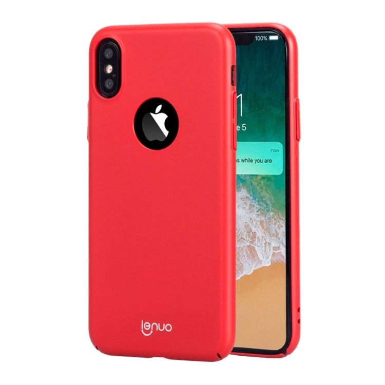 For iPhone X / XS Lenuo PC Ultra-thin Impact Protection Case